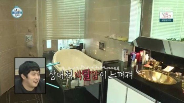 Kamar mandi di apartemen Seungri