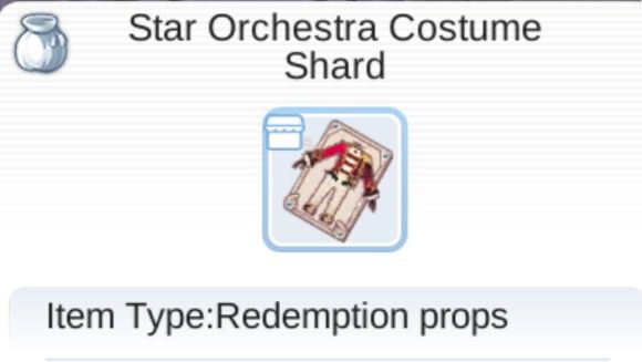  Star Orchestra Costume Shard (Redemption Props)