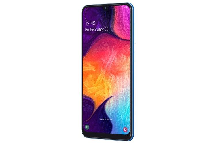 Galaxy A50_Tampak Kanan (Blue)