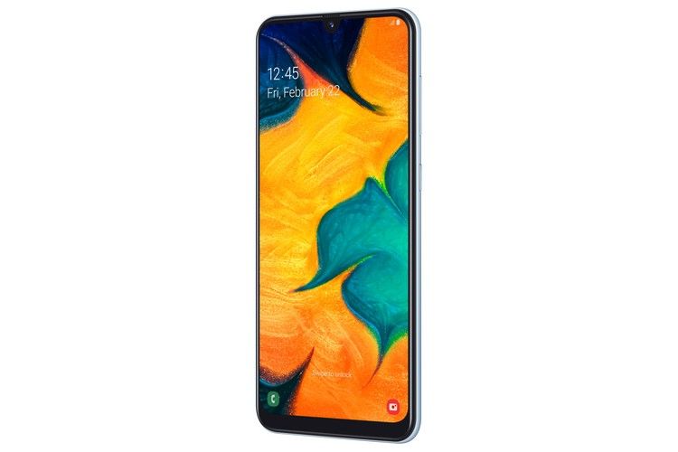 Galaxy A30 Tampak Kanan (White)