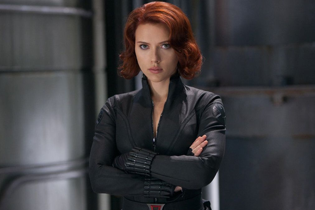 Natasha Rumanov di markas S.H.I.E.L.D pada film Avengers