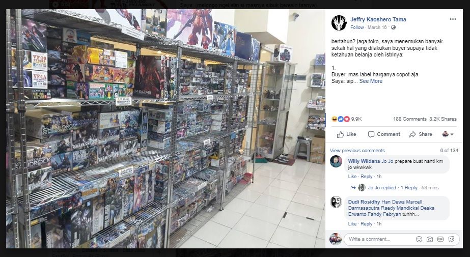  Curhat seller soal customernya yang beli mokit Gundam, dari minta ganti harga sampai bawa box sendiri.