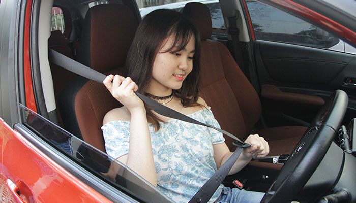 Selalu pakai safety belt saat berkendara dengan mobil