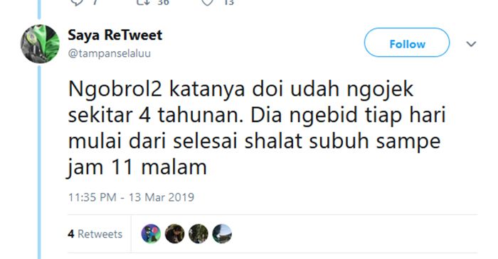 Cerita soal ojol yang bisa bangun rumah mewah 