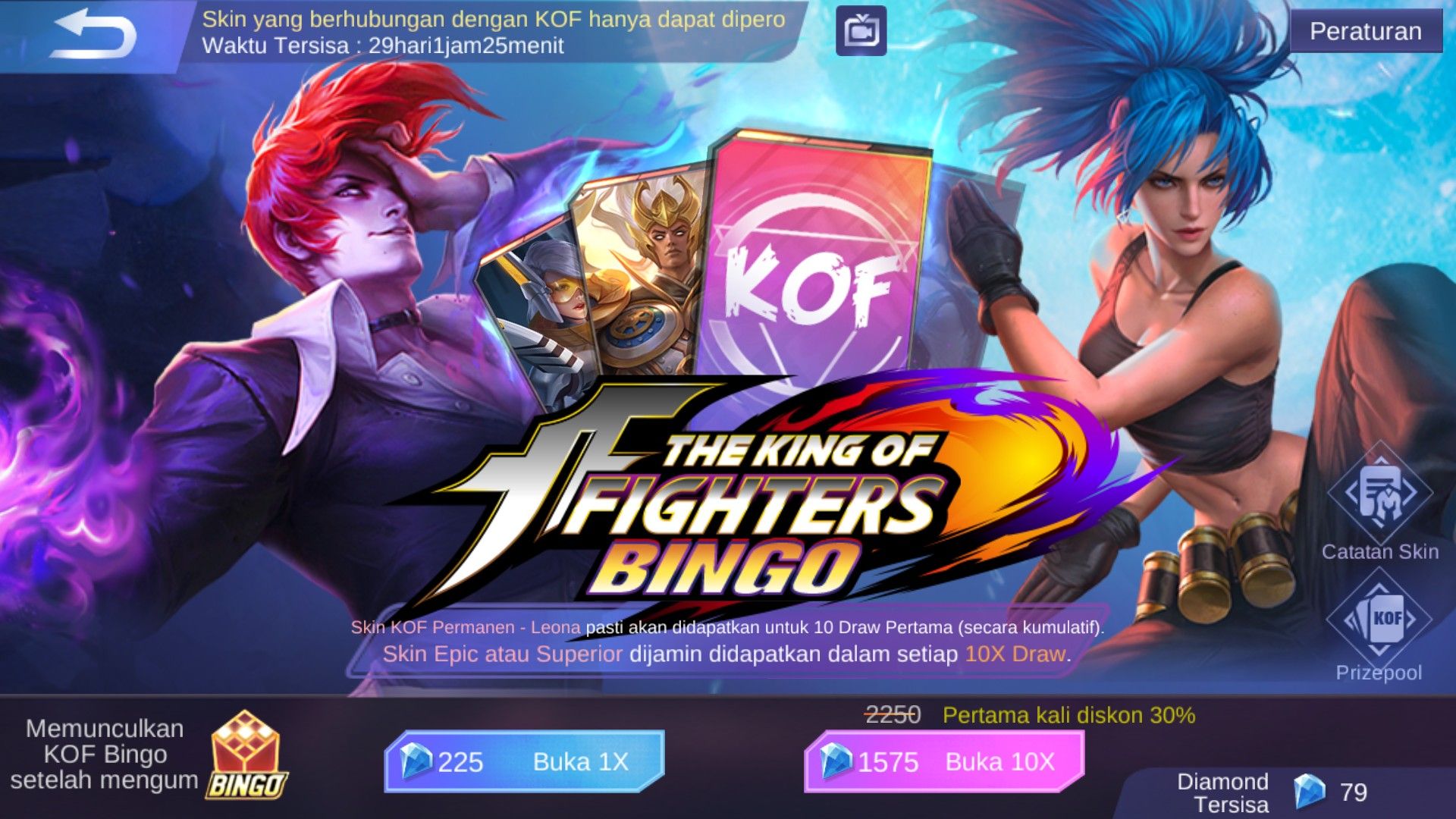 Event KOF Bingo