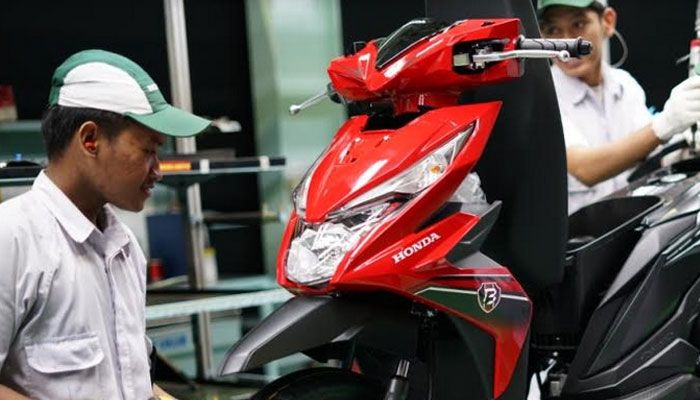 Honda BeAT, salah satu yang diekspor PT Astra Honda Motor