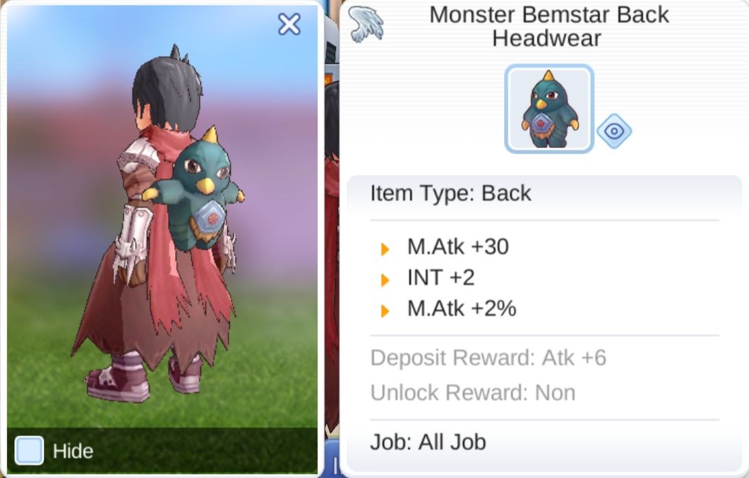 Monster Bemstar Back Headwear