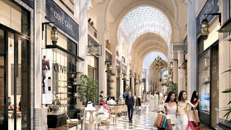 Dubai Square akan memasukkan jalan-jalan untuk merek-merek mewah dan sebuah distrik seni dengan ruang pameran