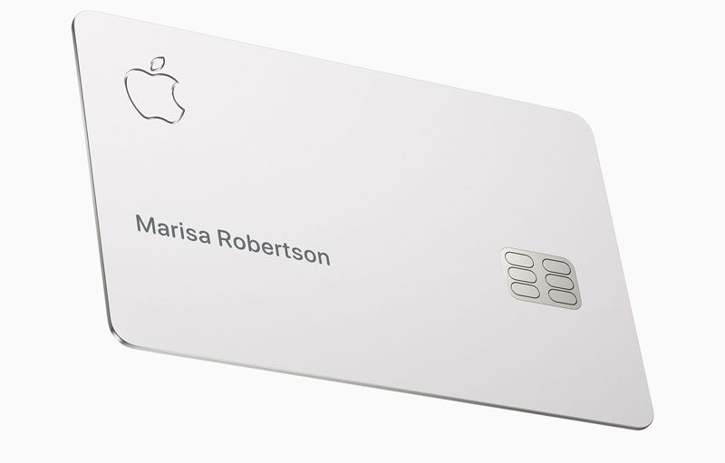 Kartu fisik Apple Card