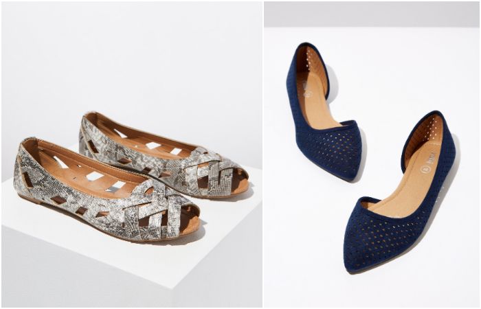 Flat shoes store rubi hitam