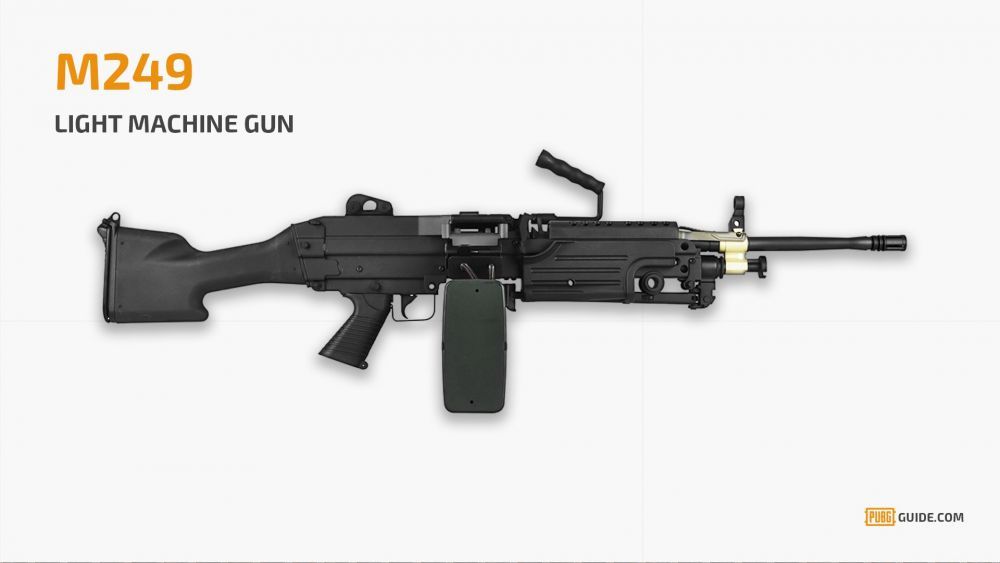 M249, senjata di PUBG Mobile