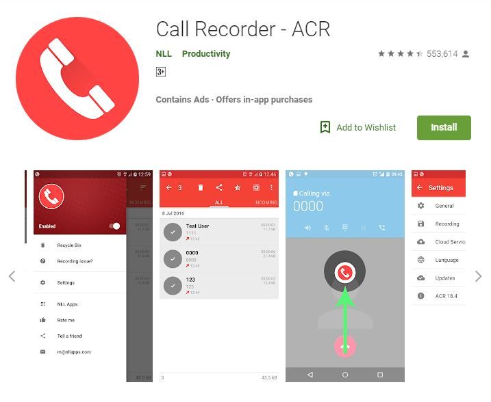 Call Recorder - ACR