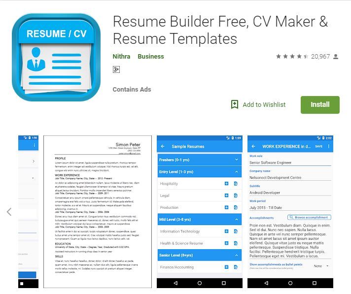 Smart Resume Builder