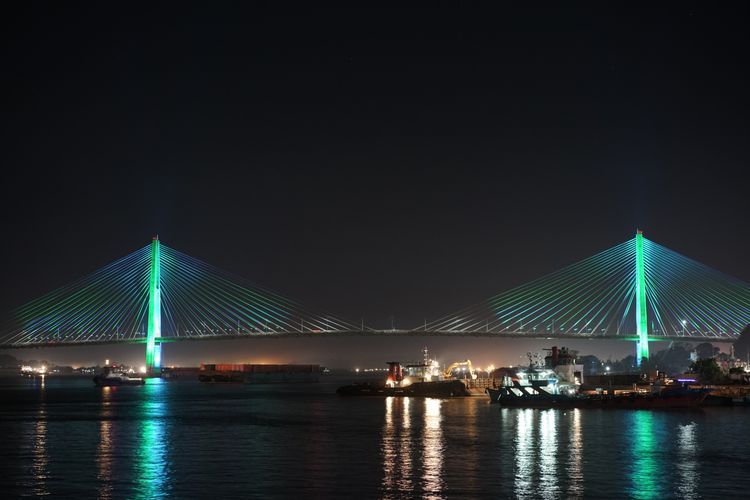 Lakukan Modifikasi Pencahayaan, Tampilan Jembatan Tanjungpinang dan Samarinda Jadi Lebih Menarik