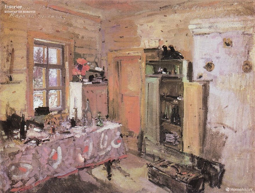 'Interior' karya Konstantin Korovin