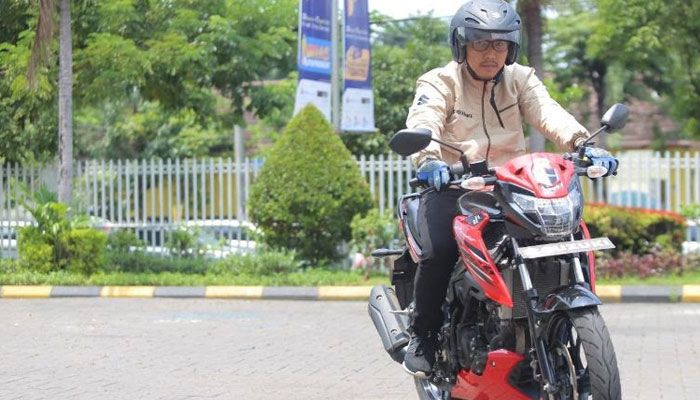 Test ride motor Suzuki di GIIAS 2019 The SERIES Surabaya