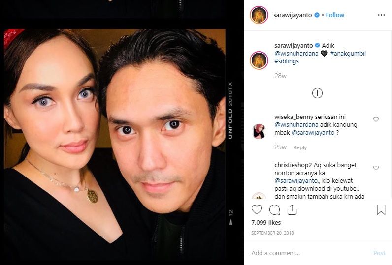 Tak Hanya Adinia Wirasti Pria Tampan Ini Ternyata Juga Adik Sara Wijayanto Semua Halaman Nova