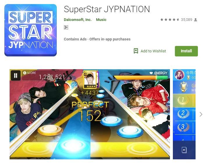 SuperStar JYPNATION di Play Store