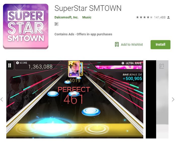 SuperStar SMTWON di Play Store