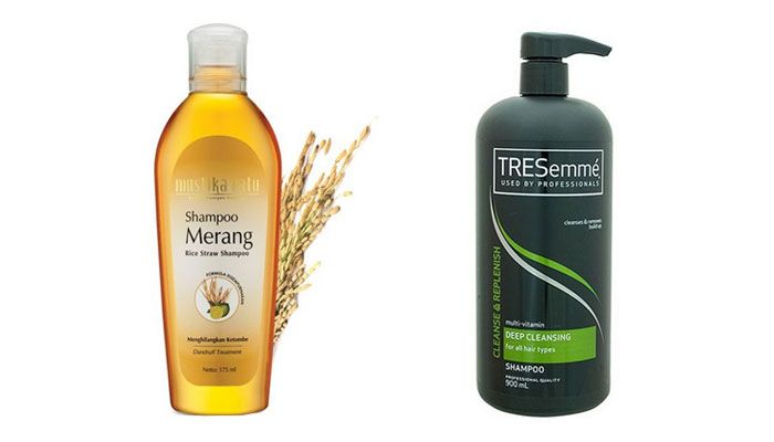 Produk sampo lokal Sariayu & Tresemme untuk rambut anti lepek