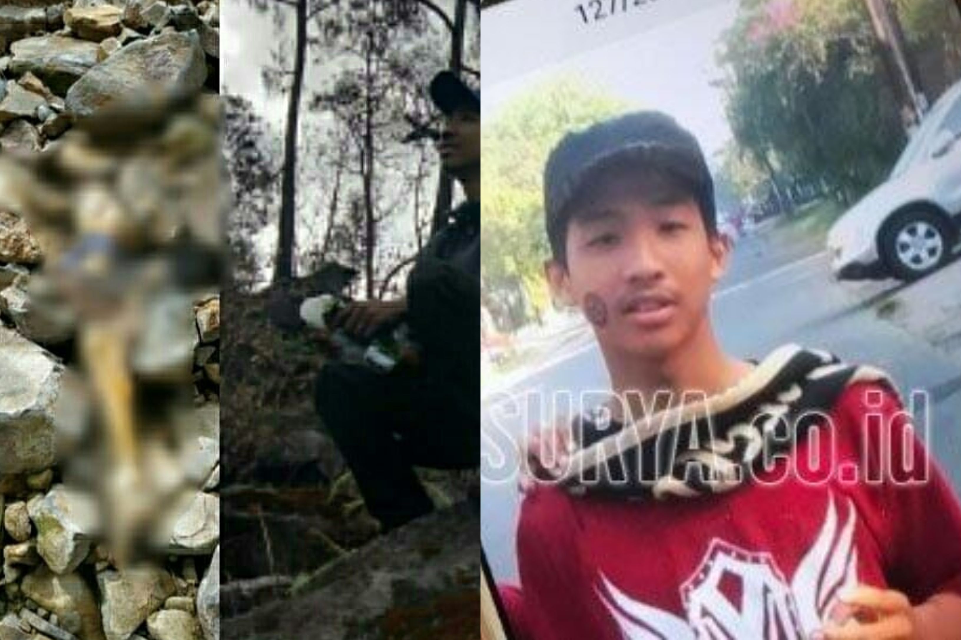 Faiqus Syamsi pendaki yang hilang di Gunug Arjuno ditemukan tinggal tulang belulang. 