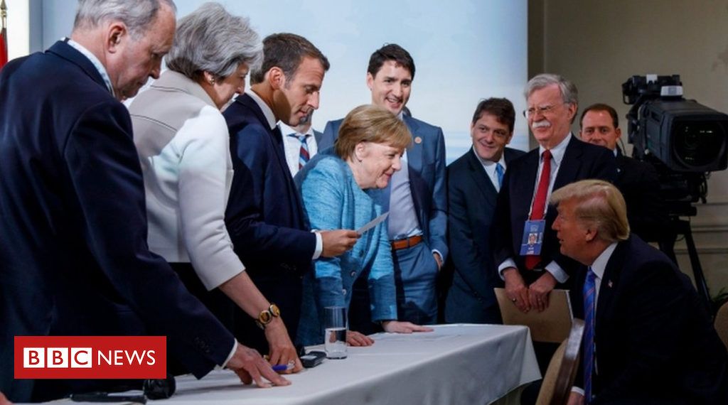 Angela Merkel dan Donald Trump