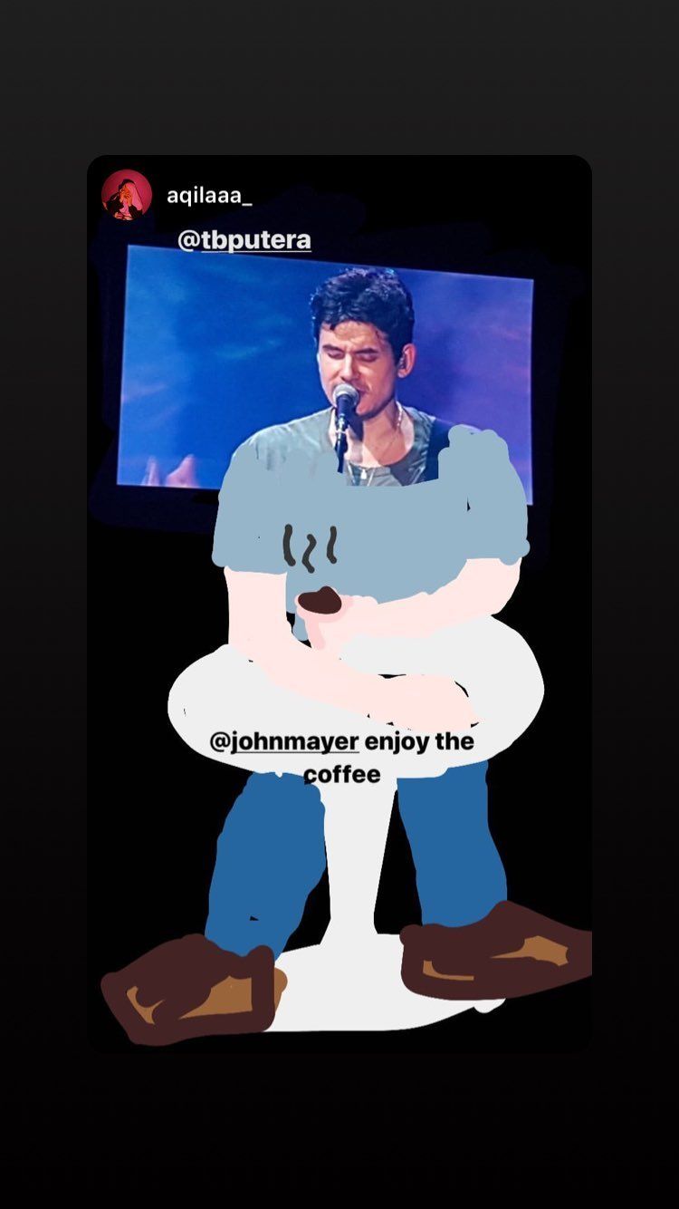 Foto Editan Konser John Mayer di Jakarta