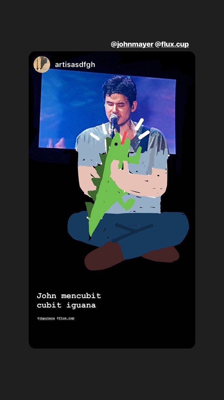 Foto Editan Konser John Mayer di Jakarta