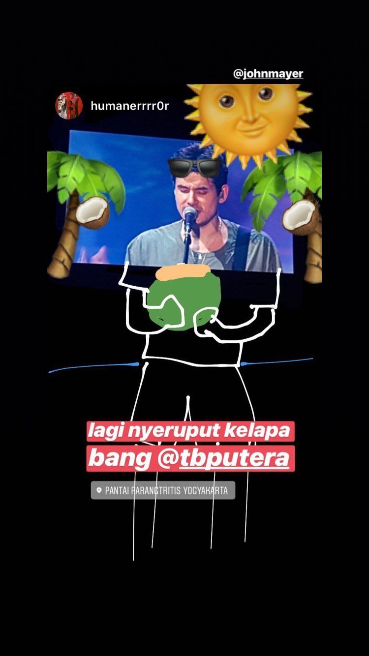 Foto Editan Konser John Mayer di Jakarta