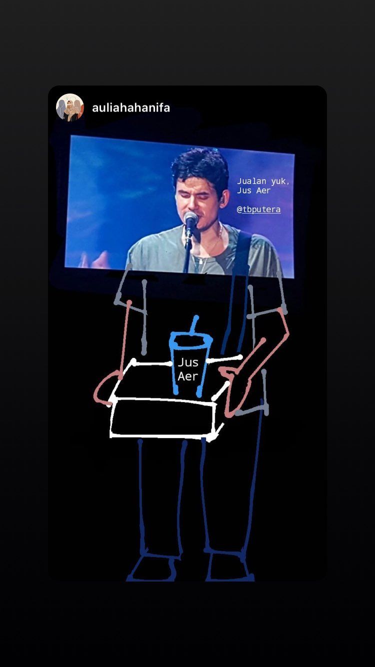 Foto Editan Konser John Mayer di Jakarta