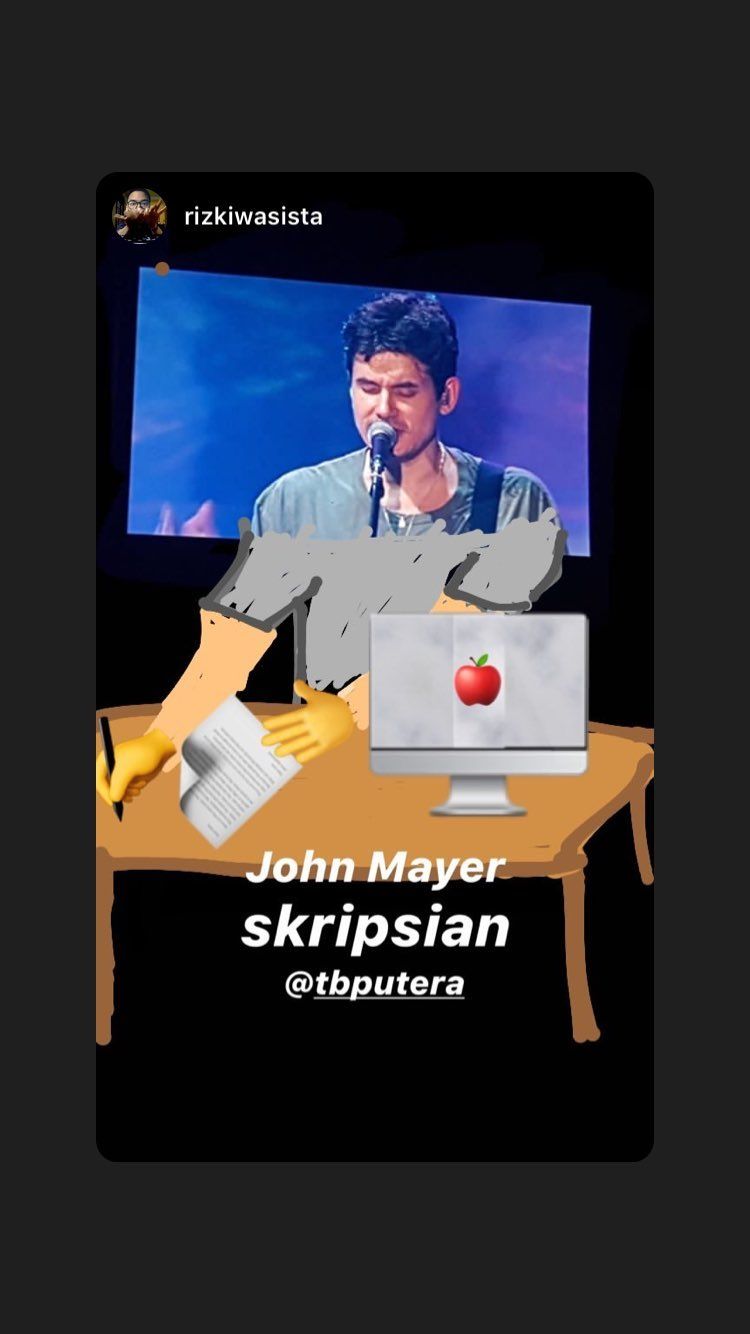 Foto Editan Konser John Mayer di Jakarta