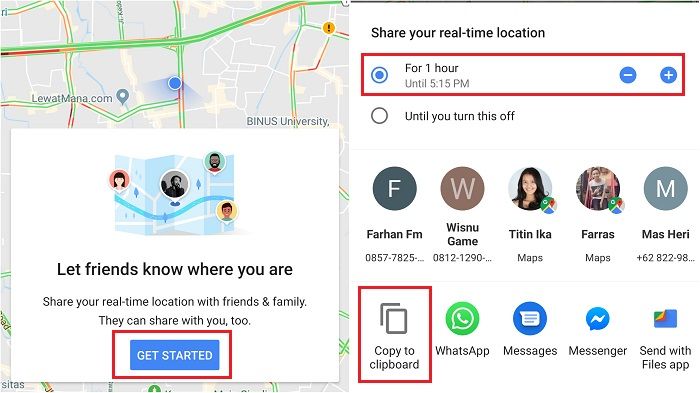 Cara melacak orang lewat no hp dengan google maps