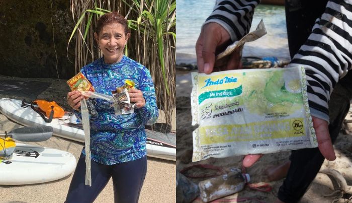 Respons Menteri Susi Pudjiastuti Terhadap Sampah Bungkus Indomie Berusia 19 Tahun yang Viral