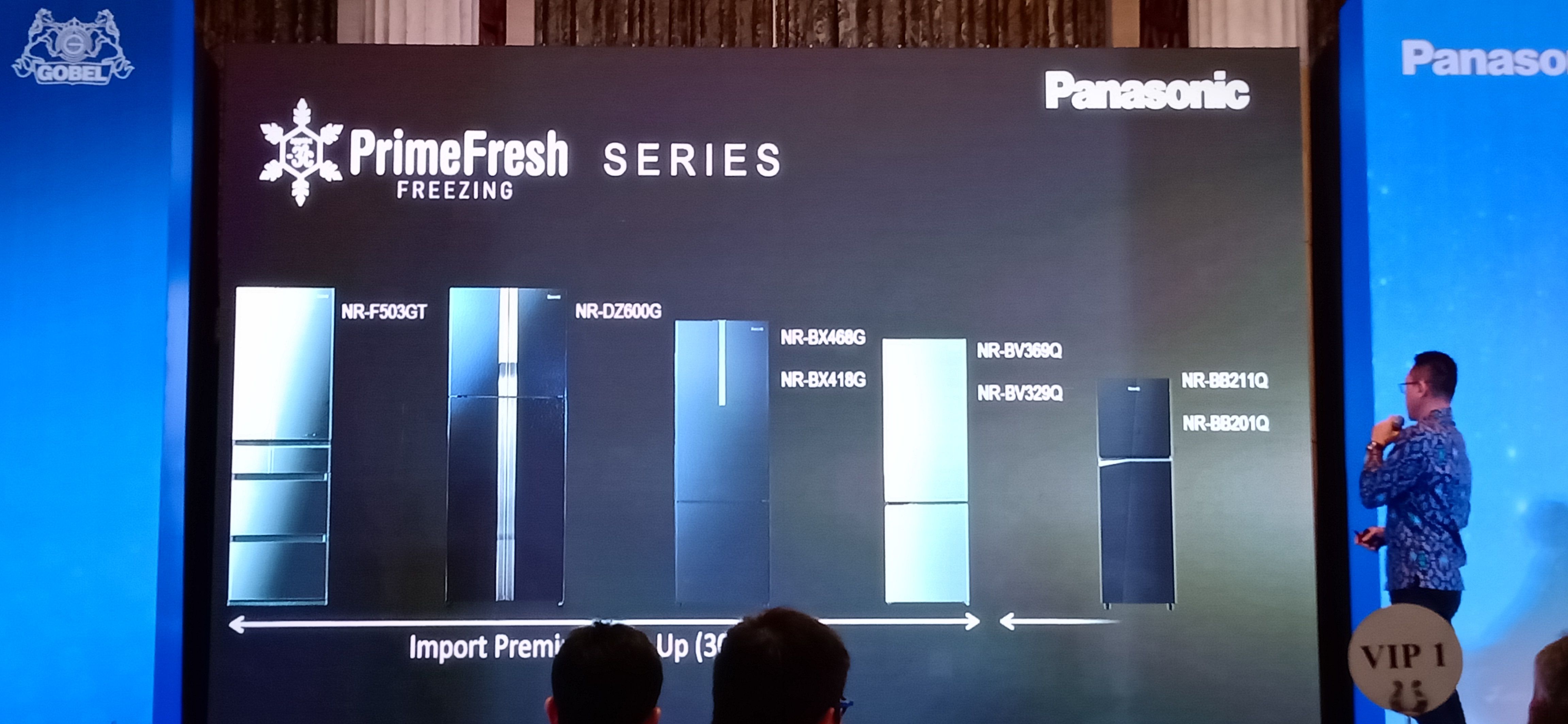 Seluruh produk kulkas Panasonic akan memiliki kompartemen berteknologi Primefresh.