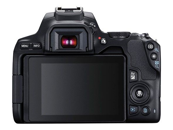 Tampak belakang Canon EOS 250D