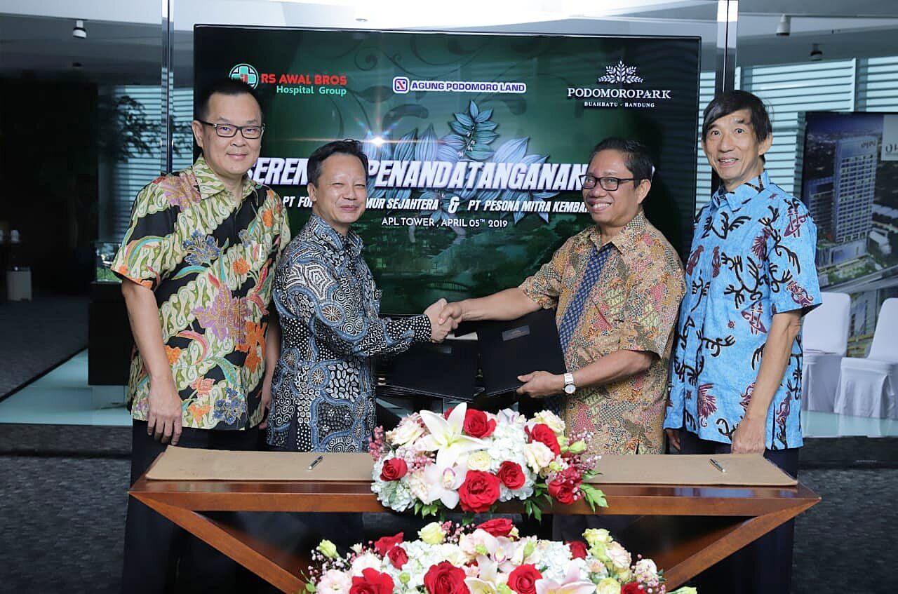 Kesepakatan pembelian lahan oleh RS Awal Bros tersebut tertuang dalam dokumen perjanjian yang ditandatangani bersama pada tanggal 5 April 2019, bertempat di APL Tower Jakarta.