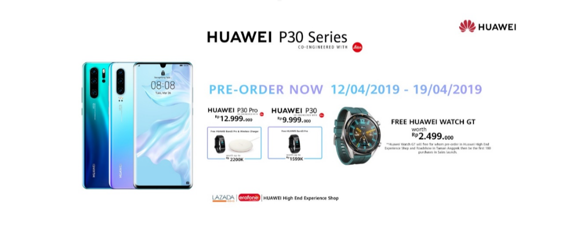 Hadiah Pre-Order Huawei P30 Series