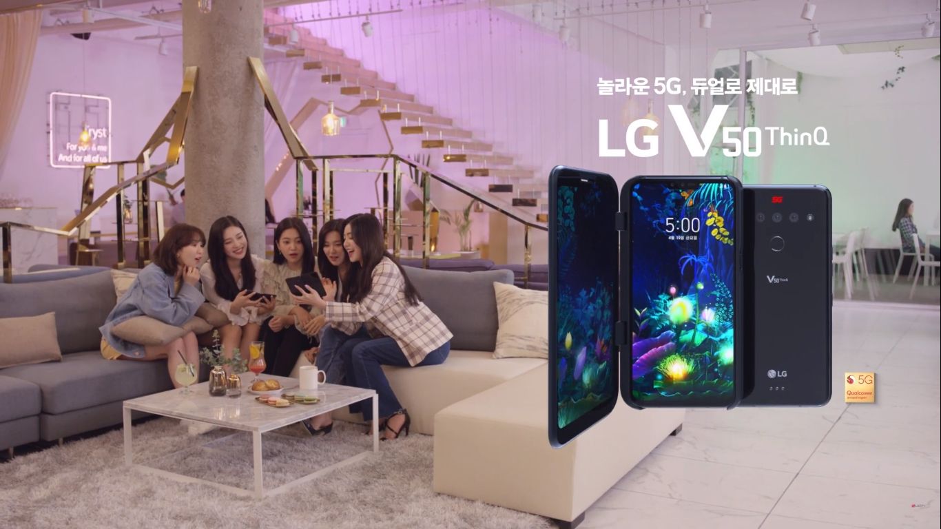 Grup K-Pop Red Velvet di iklan terbaru LG V50 ThinQ