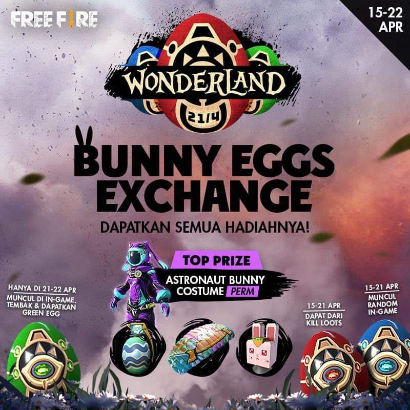 Event Bunny's Egg Exchange Free Fire