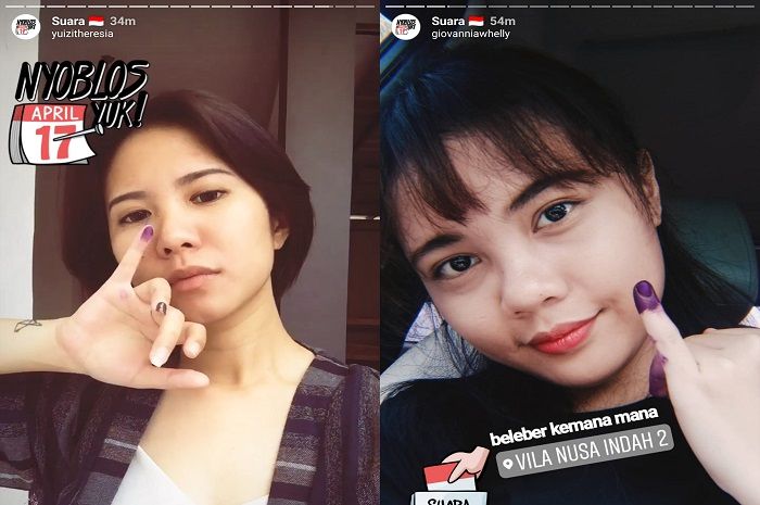 Fitur eksklusif dari Instagram untuk merayakan pemilu 2019