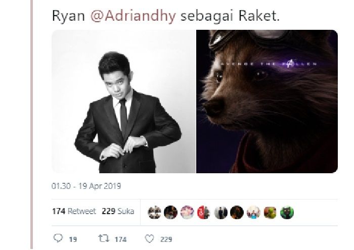 Karakter Avengers: Endgame versi Indonesia