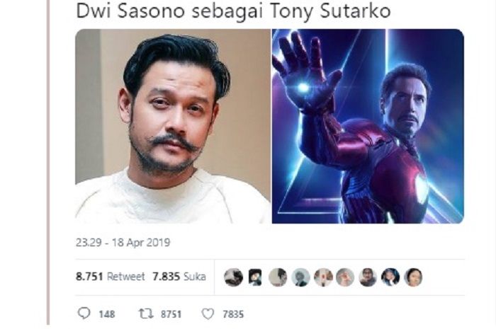 Karakter Avengers: Endgame versi Indonesia