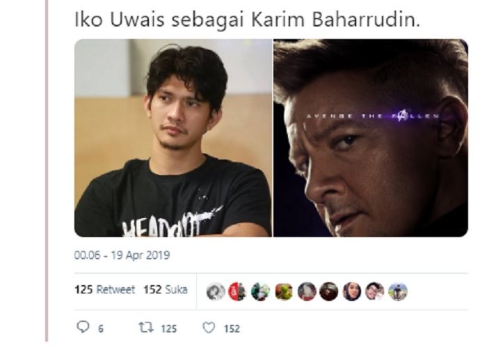 Karakter Avengers: Endgame versi Indonesia