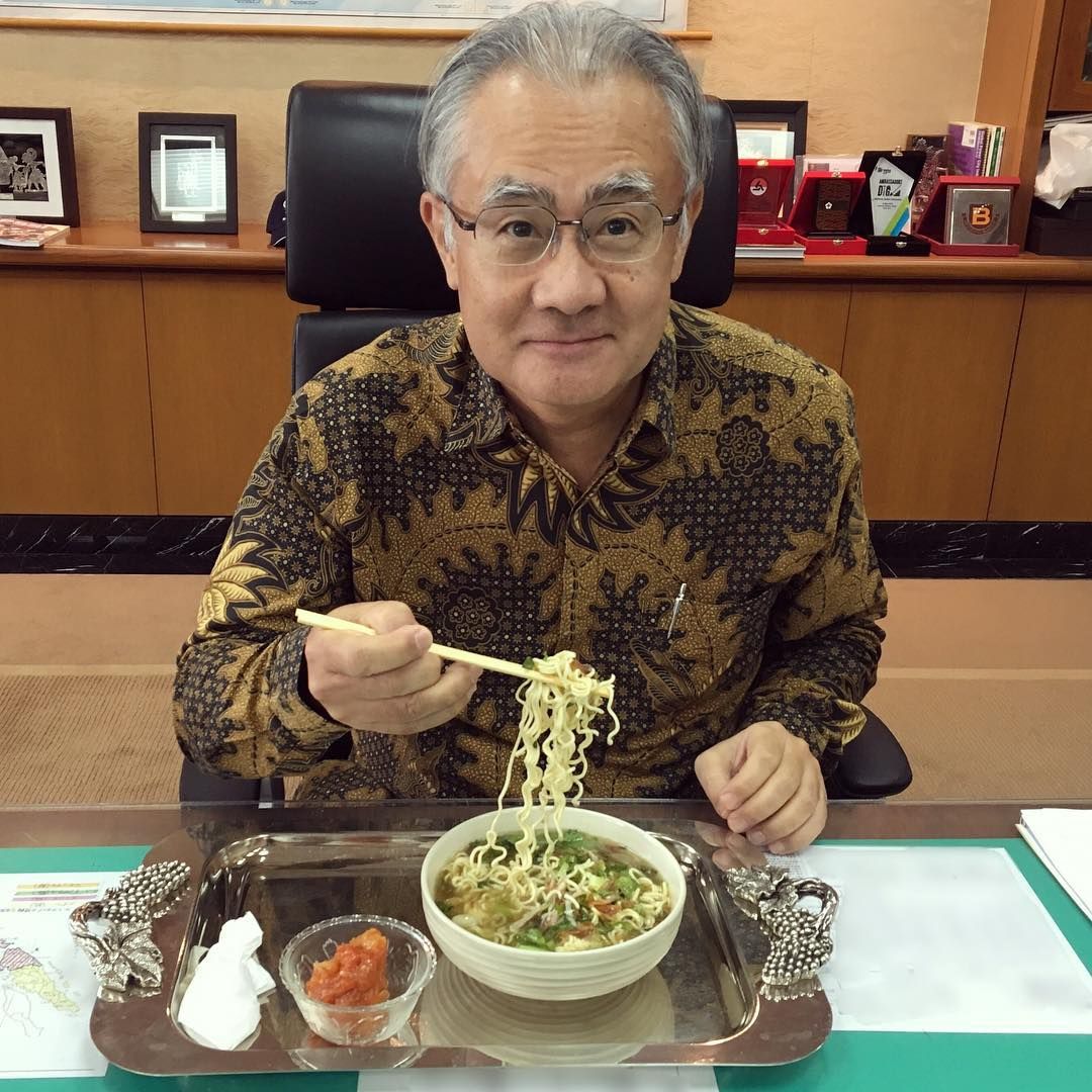 Duta Besar Jepang di Indonesia suka pamer makanan lokal di Instagram