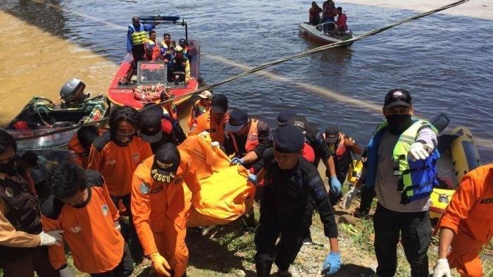 Tim SAR gabungan berhasil menemukan korban yang tenggelam