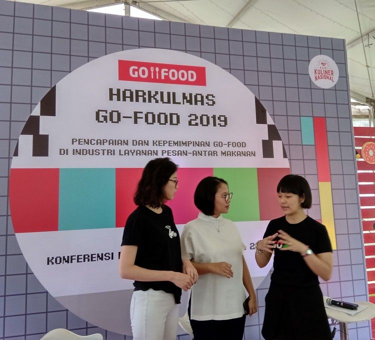 Catherine Hindra Sutjahyo ​Chief Food Officer GOJEK Group berbincang tentang Harkulnas 2019 (23/4/2019)
