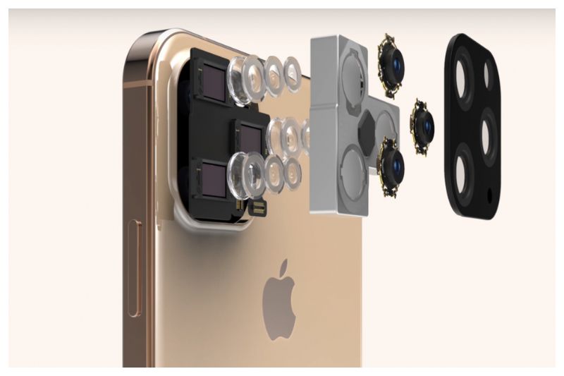 Rumor desain iPhone XI / 11 dengan menggunakan 3 kamera