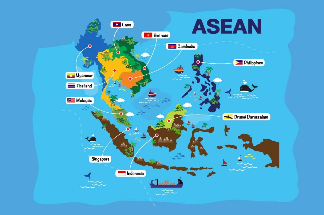 Indonesia Termasuk Pendiri Asean Kenali Sejarah Organisasi Asean Yuk Semua Halaman Bobo