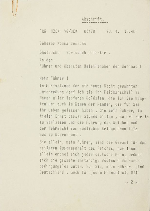 Catatan 'Bunuh Diri' Adolf Hitler Saat Berlin Terdesak Akan Dilelang, Seperti Ini Isi Suratnya