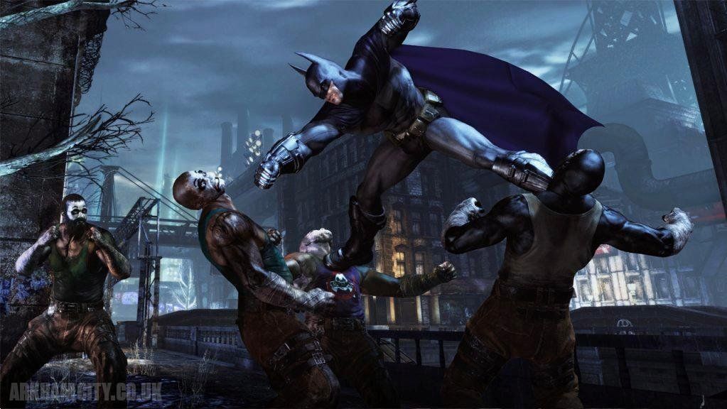 Tampilan gameplay Batman: Arkham City
